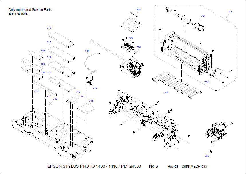 Epson Stylus Photo 1400 Parts Manual-6 Epson Stylus Photo 1400 Parts Manual-6